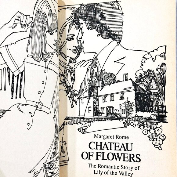 "Chateau Of Flowers" Vintage HC Harlequiin Romance Novel (1971) - Margaret Rome - Picture 4 of 6